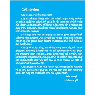 Sách - Bài Tập Tuần Toán 5 - Kết Nối Tri Thức Với Cuộc Sống - ndbooks