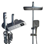 Bộ Sen Cây Tắm Đứng Nóng Lạnh Màn Hình Hiển Thị Thông Minh 4 Chế Độ Lõi Đồng, Inox 304 Sơn Tĩnh Điện Sang Trọng — ảnh 4