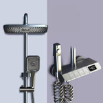 Bộ Sen Cây Tắm Đứng Nóng Lạnh Màn Hình Hiển Thị Thông Minh 4 Chế Độ Lõi Đồng, Inox 304 Sơn Tĩnh Điện Sang Trọng — ảnh 3