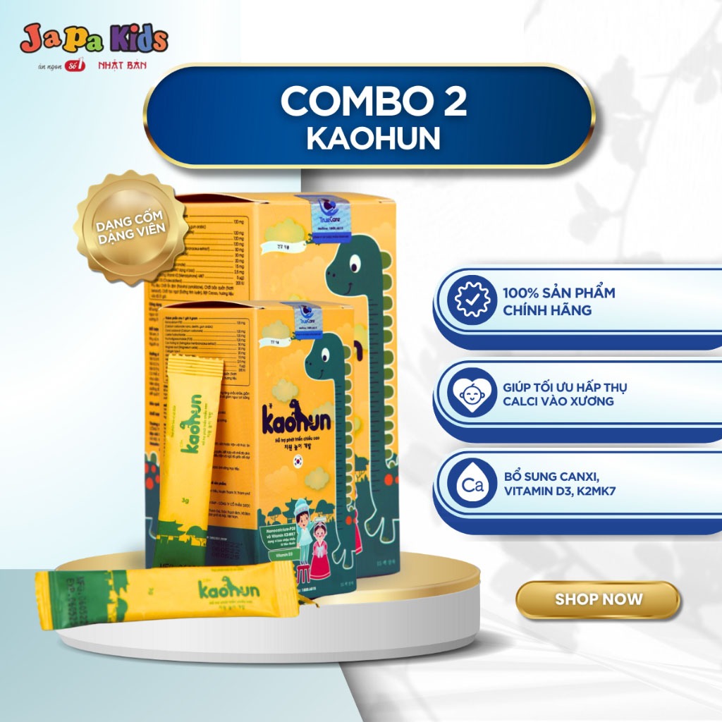 Ảnh Cốm Tăng Chiều Cao Kaohun Hàn Quốc dạng cốm chính hãng japa kids 1