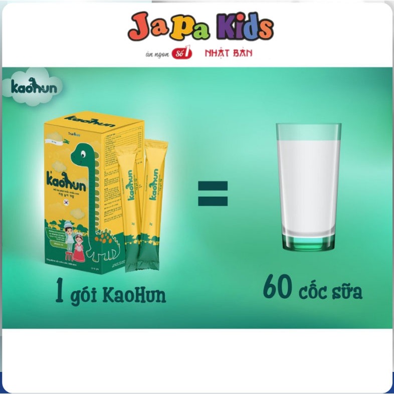 Ảnh Cốm Tăng Chiều Cao Kaohun Hàn Quốc dạng cốm chính hãng japa kids 3