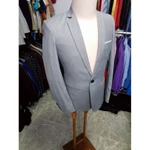 Áo vest nam body kiểu Hàn Quốc đơn giản phong cách may 3 lớp đệm ngực độn vai tặng cà vạt đen và hộp đựng làm quà — ảnh 4