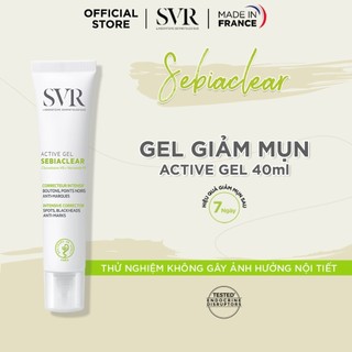 Gel dưỡng giảm mụn SVR Sebiaclear Active Gel 40ml