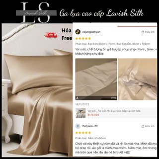 Vỏ Chăn, Chăn Trần Bông Lụa LS Lavish Silk cao cấp Hàng Loại 1_Chart Chọn Màu Trơn
