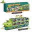 Ô Tô Đồ Chơi Xe Khủng Long 3 Tầng Hotwheels Dài 2m1 Kèm 8 Xe Đua Hợp Kim Đường Đua Đồ Chơi Khủng Long BỐ KHỦNG LONG