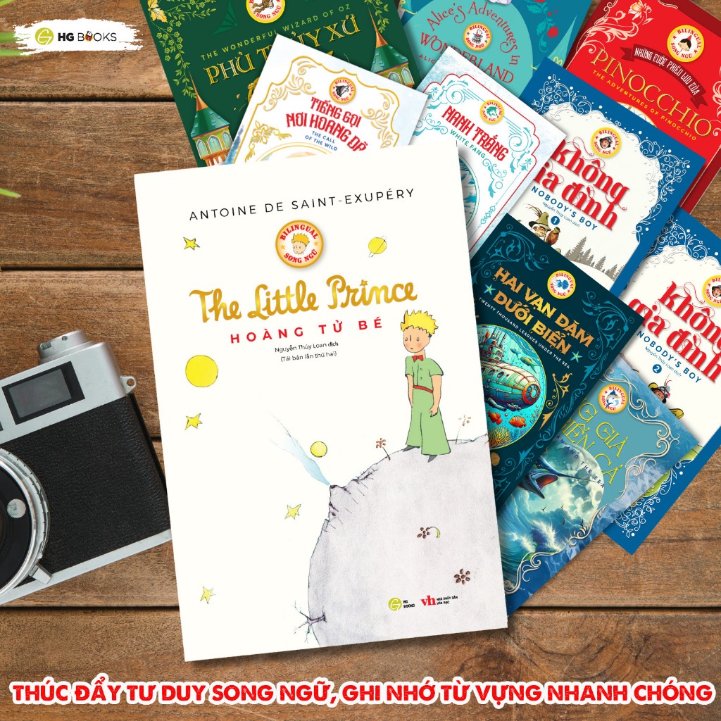 Ảnh Sách văn học kinh điển song ngữ - Sách văn học, tặng audio và note từ vựng song ngữ - HG Books 2