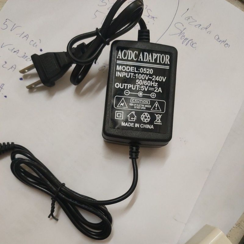 Adapter technics - 5V 2A Zin mới 100% chính hãng ( Jack 5.5mm > 2.5mm ...
