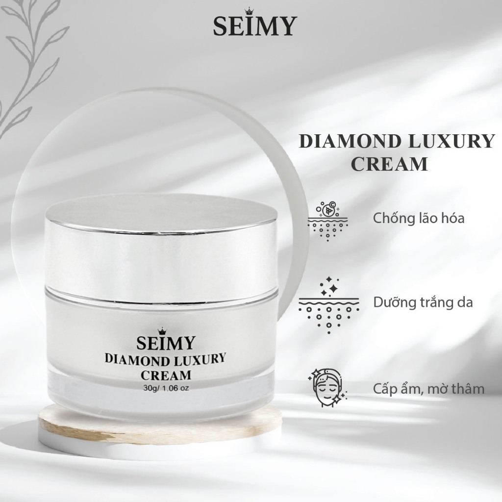 Ảnh Kem dưỡng da mặt nhau thai SEIMY - Diamond Luxury Cream 30g 3