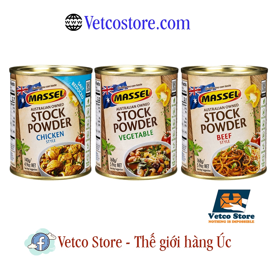 Hạt Nêm Massel Stock Powder 168g | Shopee Việt Nam