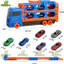 Ô Tô Đường Đua Dài 1m65 2 Tầng Kèm 6 Xe Sắt Xe Hot Wheels Đường Đua Xe Container Đồ Chơi Cho Bé Trai BỐ KHỦNG LONG