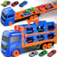 Ô Tô Đường Đua Dài 1m65 2 Tầng Kèm 6 Xe Sắt Xe Hot Wheels Đường Đua Xe Container Đồ Chơi Cho Bé Trai BỐ KHỦNG LONG