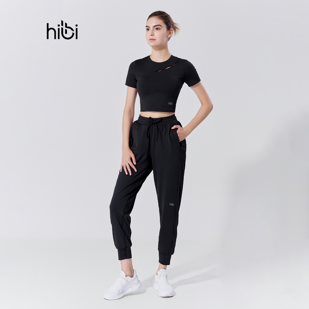 Ảnh Quần Jogger Tập Yoga Gym Hibi Sports QD319, Kiểu Jogger Có Túi Phối 2 Bên 3