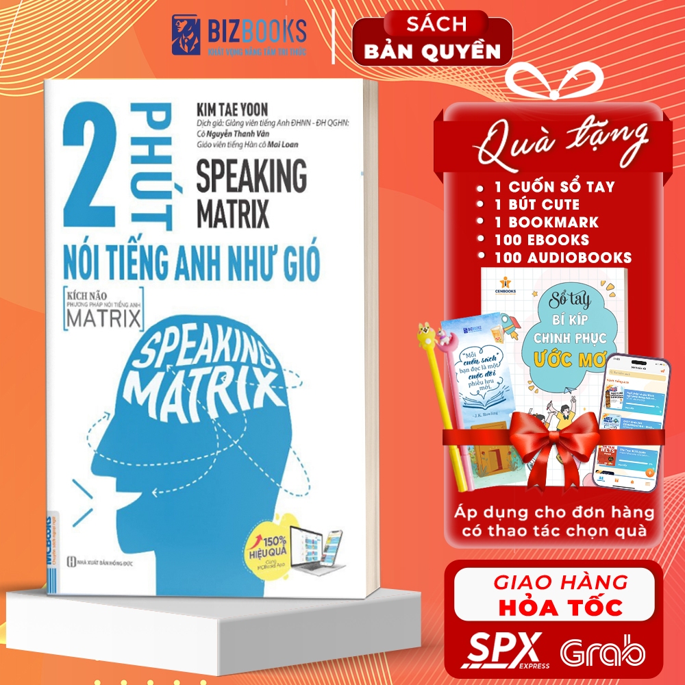 Sách - Speaking Matrix - 2 Phút Nói Tiếng Anh Như Gió - Kèm App Online ...