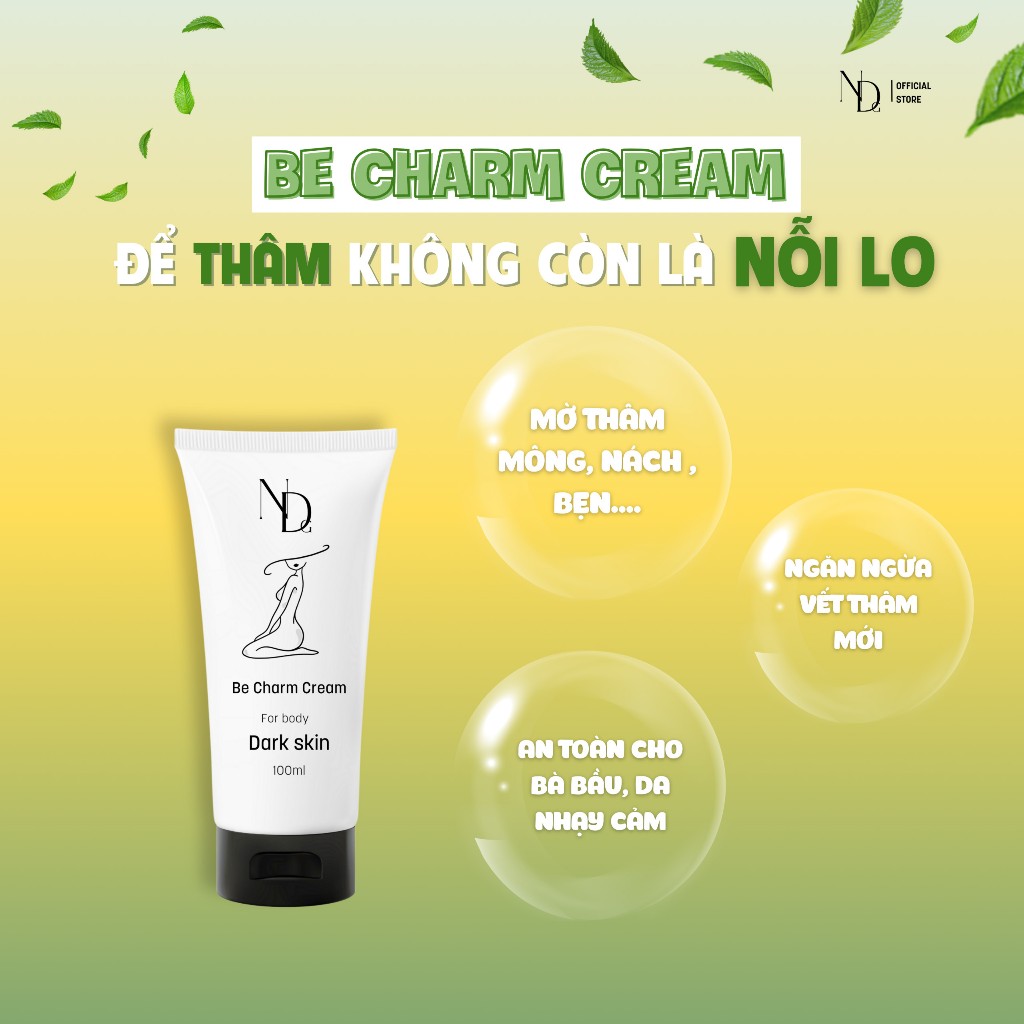 COMBO 3 TUÝP KEM GIẢM THÂM BE CHARM CREAM 100ML 6in1