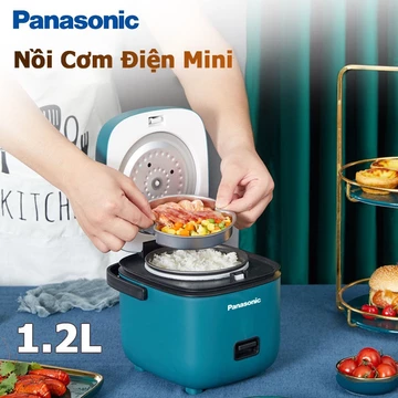 Panasonic nồi cơm điện mini 1.2 lít lòng nồi 0.8 lít, nồi cơm điện 2 người ăn，Lòng Nồi Chống Dính Cao Cấp，Nồi Cơm Điện