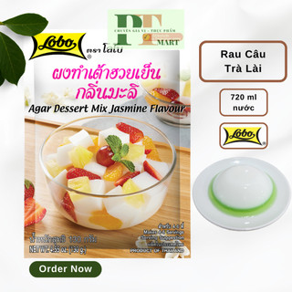 Bột Rau Câu Pudding Vị Hạnh Nhân và Hoa Lài hiệu Lobo. Thơm Mịn Ngon. Ăn Vặt --