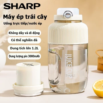Sharp Máy Xay Sinh Tố Cầm Tay Đa Năng, Máy Xay Sinh Tố Mini, Máy Xay Hoa Quả, Máy Xay Sinh Tố Cầm Tay Sạc Tích Điện 6
