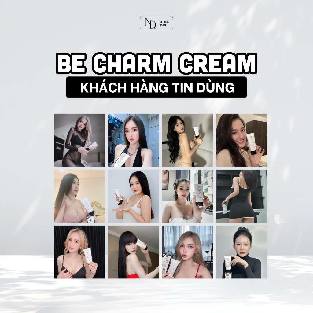 Kem Khử Thâm V3, Nách, Đầu Gối,... Be Charm Cream 100ml