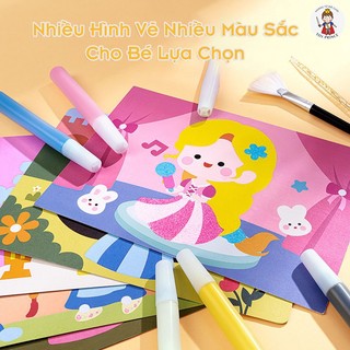 ĐỒ CHƠI TRANH CÁT TÔ MÀU CAO CẤP VỚI 36 LỌ MÀU 54 HÌNH VẼ AN TOÀN KHÔNG ĐỘC HẠI CHO BÉ THỎA SỨC SÁNG TẠO
