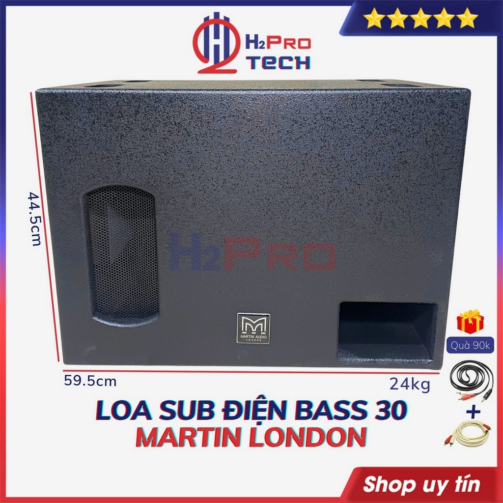 Loa Sub Điện Bass 30 Martin 350W - Tặng Dây AV, Loa Trầm Úp Đất Cao Cấp Bass Khoẻ Karaoke Gia Đình
