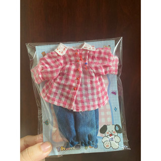 Set sơ mi hồng kèm quần jean dài size dian mập,cừu bé,6 nhỏ(size khác vui lòng ib shop)