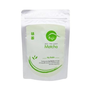 Bột Trà Xanh Fuji Matcha Vụ Xuân, Hè, Thu (Túi 100g) - Hương Vị Thanh Mát, Tinh Khiết Từ Thiên Nhiên