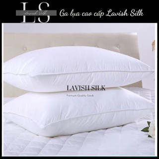 Gối Nằm Hơi 100% Sợi Polyester Nguyên Chất Êm Ái Mềm Mại LS Lavish Silk