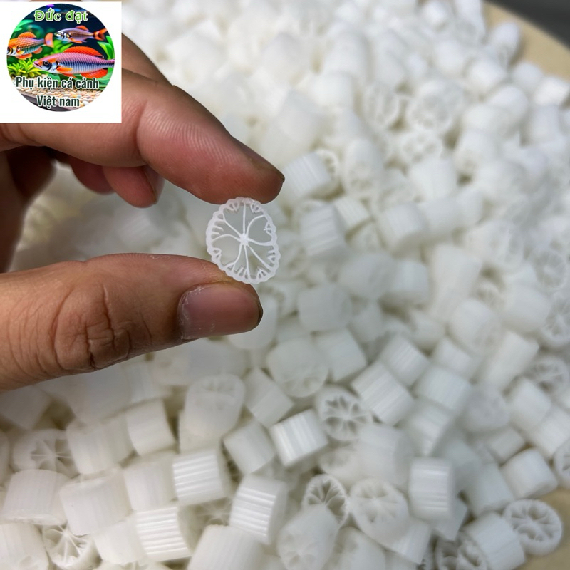 Kaldness 8 cánh và kaldness micro 500g-1kg Hạt  loại tốt nhất kaldness vật liệu lọc hồ cá 6