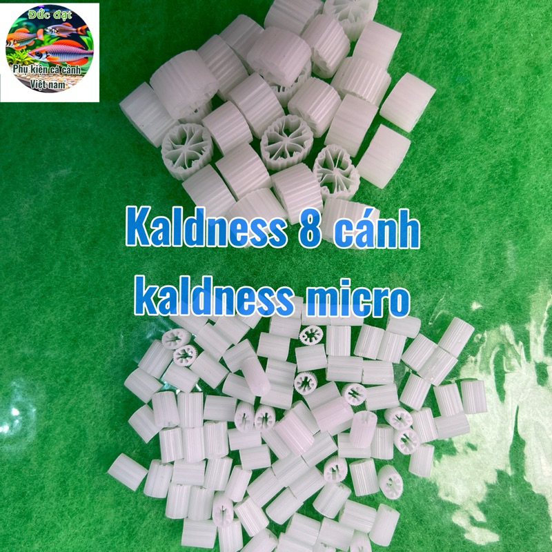Kaldness 8 cánh và kaldness micro 500g-1kg Hạt  loại tốt nhất kaldness vật liệu lọc hồ cá