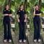 TH14- SÉT ĐỒ BỘ THUN XỐP ÁO CỔ CHÉO PHÍA SAU CÓ XẺ TÀ, QUẦN ỐNG LOE