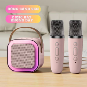Loa Bluetooth Karaoke Mini K12 kèm mic không dây công suất 10W
