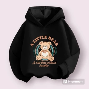 Áo hoodie trẻ em hình Gấu A LITTLE BEAR chất vải nỉ coton siêu ấm KIỂU CÁCH hàn quốc từ 10-60kg (M 157)