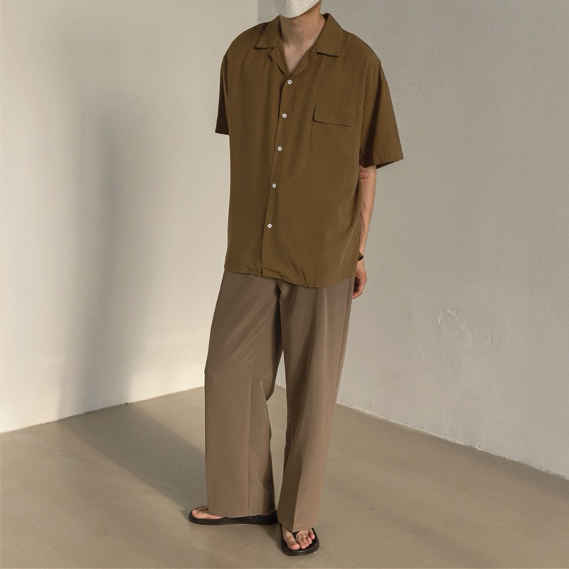 Quần Nam ống rộng, form suông