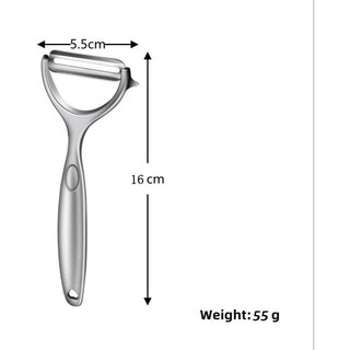 Dao Bào Gọt Vỏ Rau Củ inox  lưỡi thép không rỉ loại tốt có 2 màu vàng và bạc  - Dụng Cụ Bào Cầm Tay