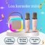 Loa Bluetooth mini karaoke K12 kèm 2 micro không dây
