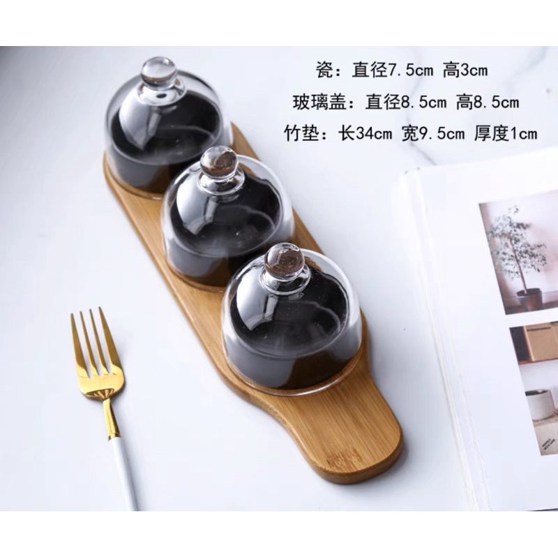 Set đựng hũ mứt, hoa quả nhiều tầng