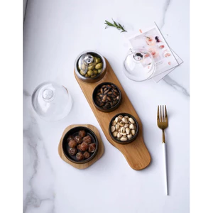 Set đựng hũ mứt, hoa quả nhiều tầng