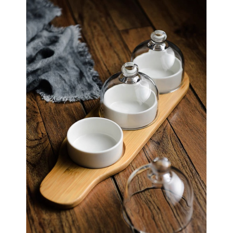 Set đựng hũ mứt, hoa quả nhiều tầng