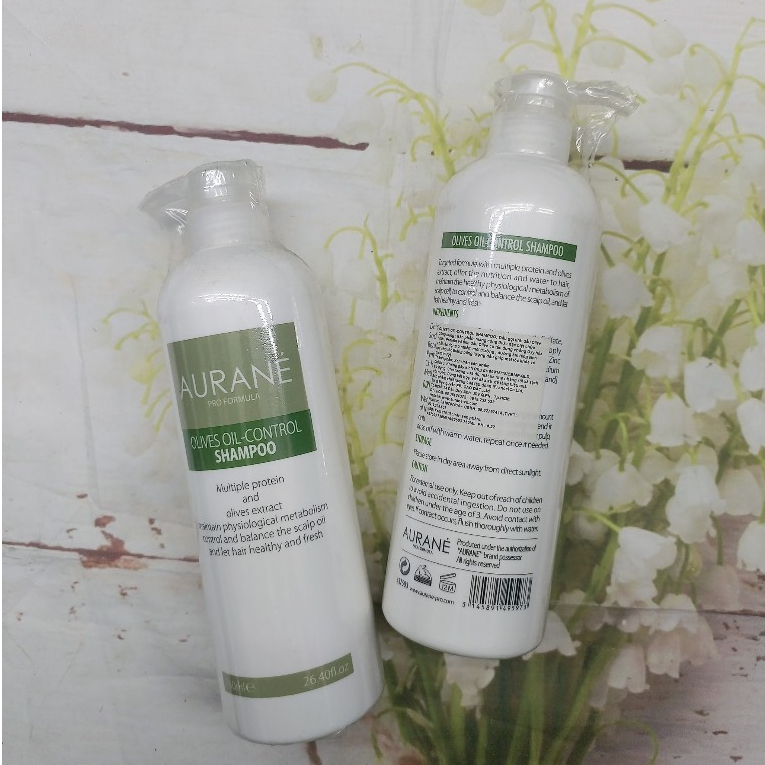 Dầu Gội Tinh Dầu Olive Điều Tiết Da Đầu Dầu Nhờn Aurane | Made in France | 750 ML