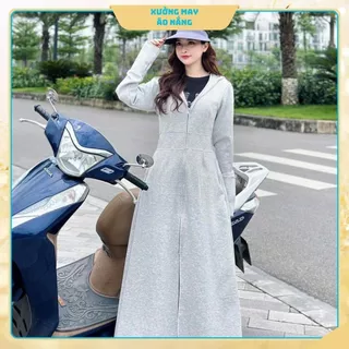 Áo chống nắng Toàn thân cho nữ vải Umi Dày mịn chống nắng cực tốt