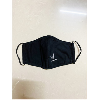 [ Khẩu trang Vinfast đen ] Vải cotton 2 lớp, lọc bụi, thời trang, in logo VF. Vinfast printed black facemask