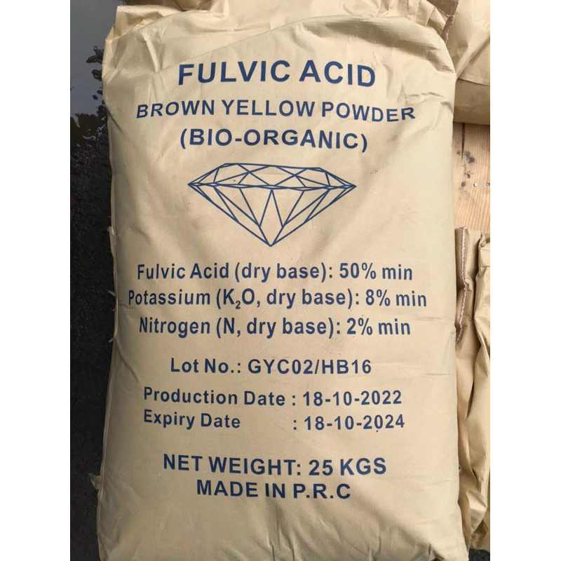 bao 25kg acid fulvic 50% chuyên kích rễ cây sầu riêng | Shopee Việt Nam