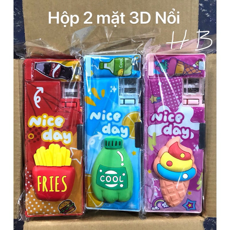 HỘP ĐỰNG BÚT CHO HỌC SINH, HỘP ĐỰNG BÚT HÌNH DỄ THƯƠNG SILICON 3D - VPP Quốc Huy