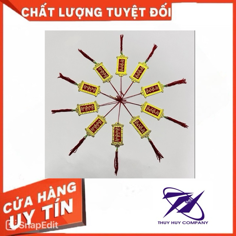 THẺ BÀI NHỰA CHÚC TẾT KT4,5X9CM, LỐC 10 DÂY - VPP QUỐC HUY.