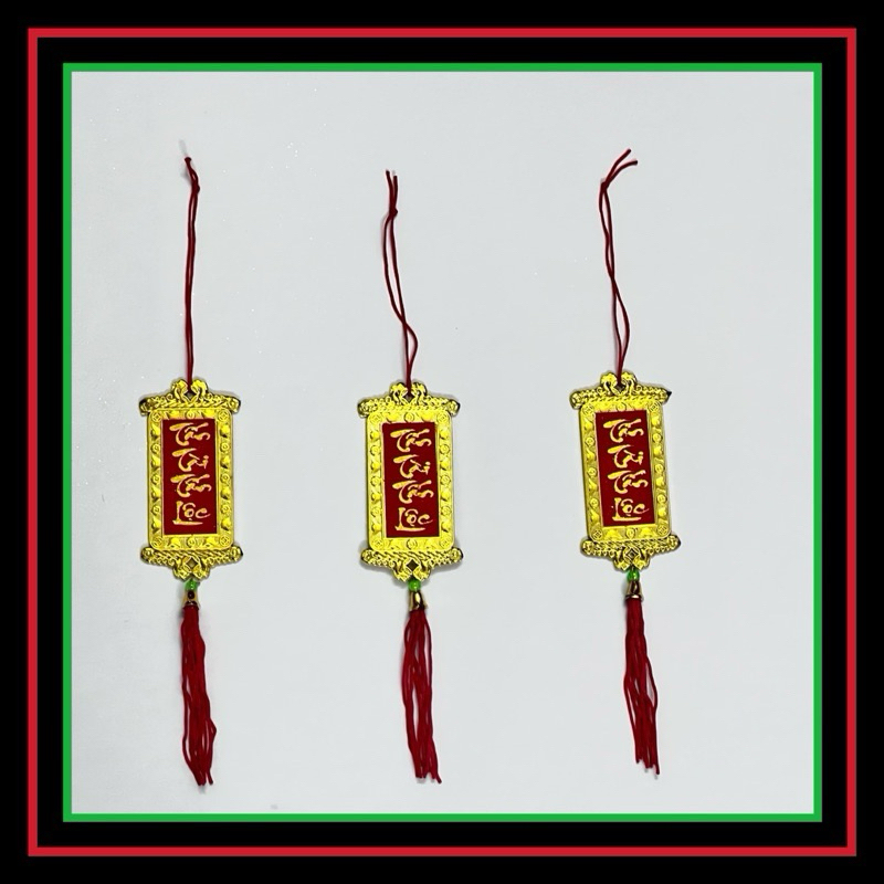 THẺ BÀI NHỰA CHÚC TẾT KT4,5X9CM, LỐC 10 DÂY - VPP QUỐC HUY.