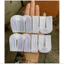 patch vải ủi nhiệt thêu hình thời trang chữ miu trắng combo (2 hình)