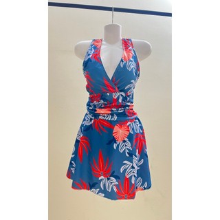 SIZE M,L,XL BIKINIUMI LIỀN THÂN 1 MẢNH KÍN ĐÁO VÁY IN HOA NHIỀU MÀU SẮC  BIKINISTORE
