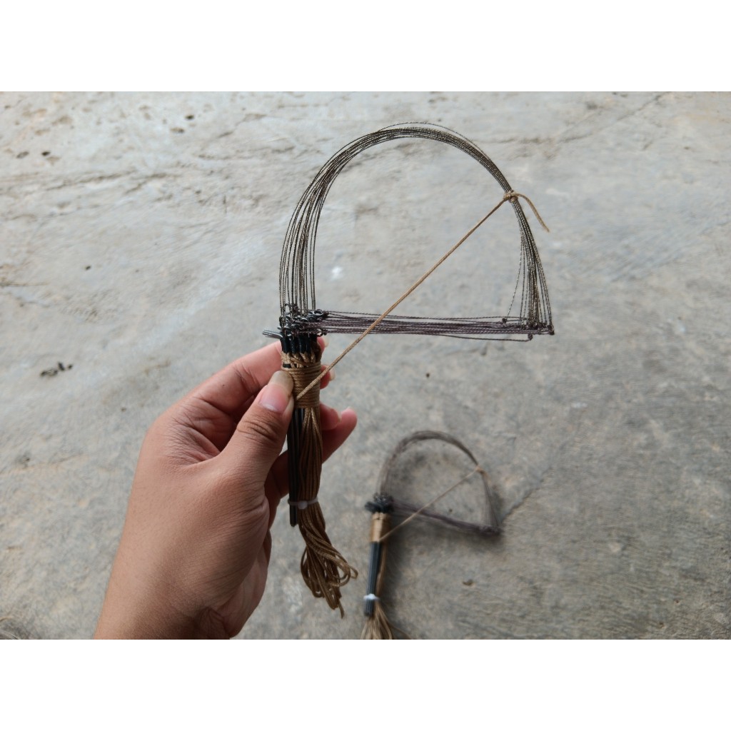 giò bẫy gà rừng chân thép dù siêu bền cáp inox xe 4 màu cỏ khô siêu tàn hình