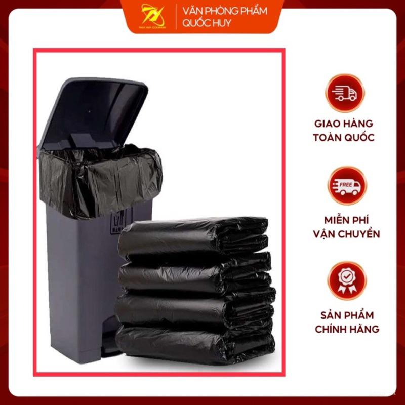 TÚI NILON KHÔNG QUAI ĐEN KT90x1,2CM - VPP QUỐC HUY.