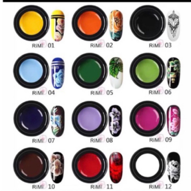 Gel vẽ Rimi Màu Đen siêu đặc | Shopee Việt Nam